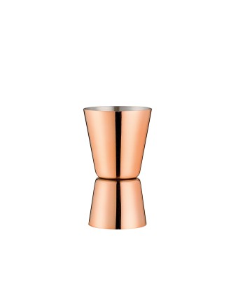 Pahar dublu pentru masura cocktail, 20/40ml, inox placat cu cupru, colectia Moscow - CILIO
